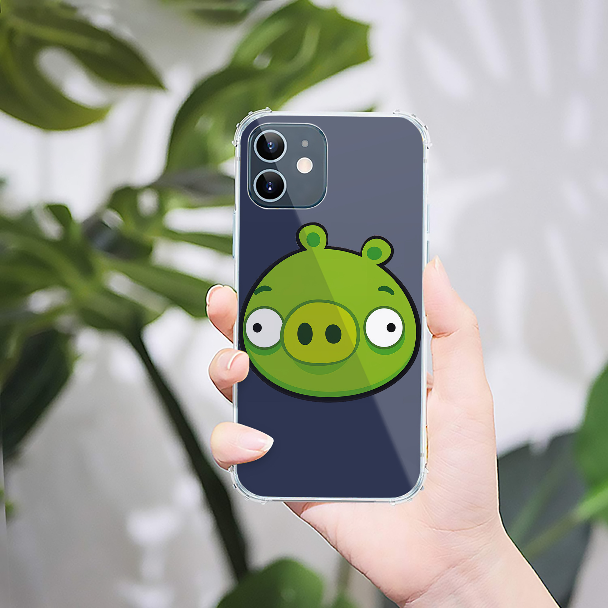 （画像用） Angry Birds アングリーバード 【iPhone 12シリーズ対応】透明スマホケース（クリアソフトケース）